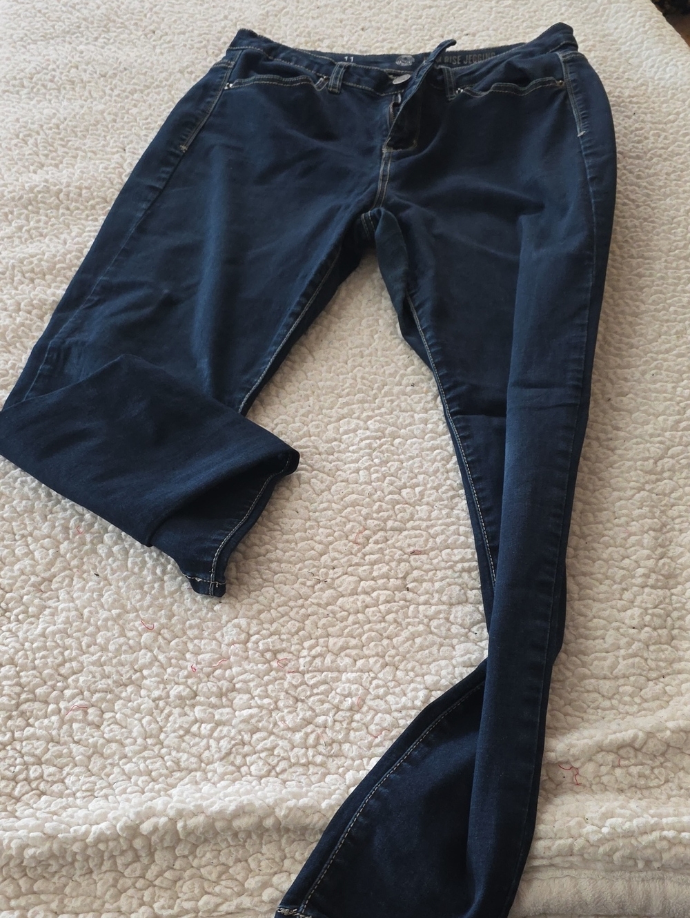 SO Dark Blue Stretch Jeggings Slim Fit